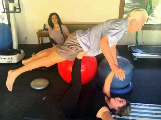 "Eles" também descobriram o Pilates!
