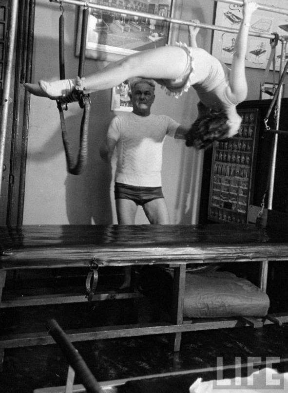 exercício cadillac joseph pilates