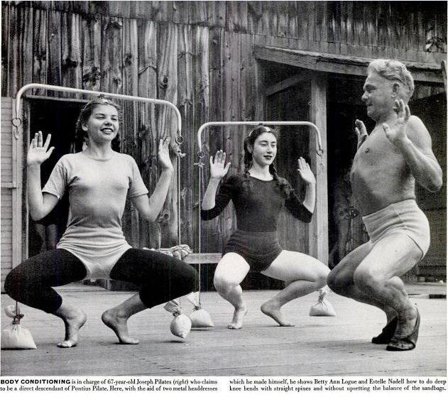 joseph pilates agachamento